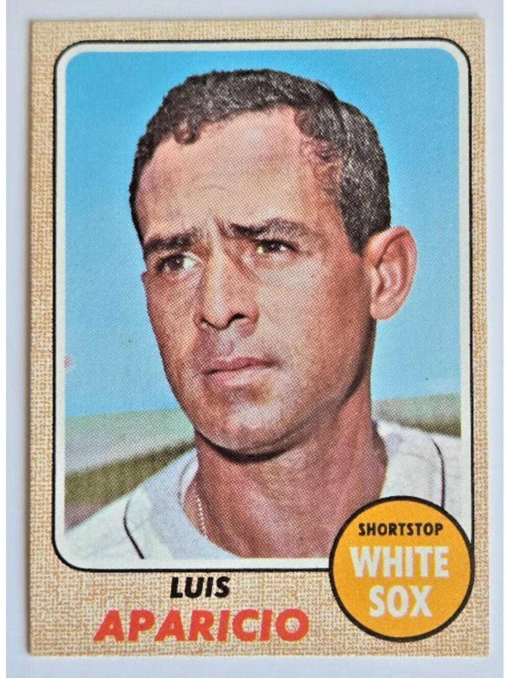 1968 Topps #310 Luis Aparicio White Sox HOF Crisp Clean Nice Corners